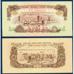 Viet-Nam Sud Pick N°37, Billet de banque de 10 Xu 1966-1975
