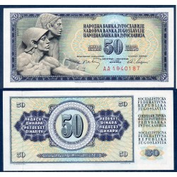 Yougoslavie Pick N°83c, Billet de banque de 50 Dinara 1968