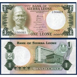 Sierra Leone Pick N°5d, Billet de banque de 1 leone 1981