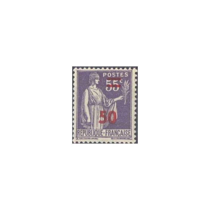 Timbre France Yvert No 478 Type paix