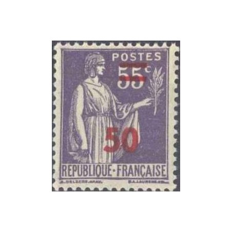 Timbre France Yvert No 478 Type paix