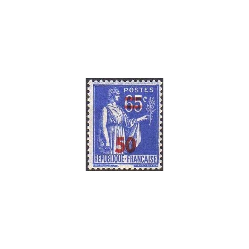 Timbre France Yvert No 479 Type paix