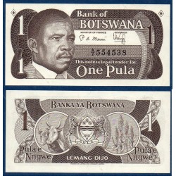 Botswana Pick N°6a, Billet de banque de 1 Pula 1983