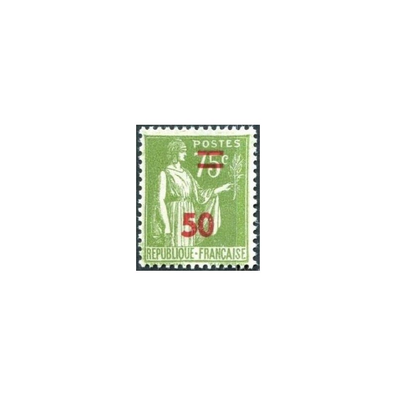 Timbre France Yvert No 480 Type paix
