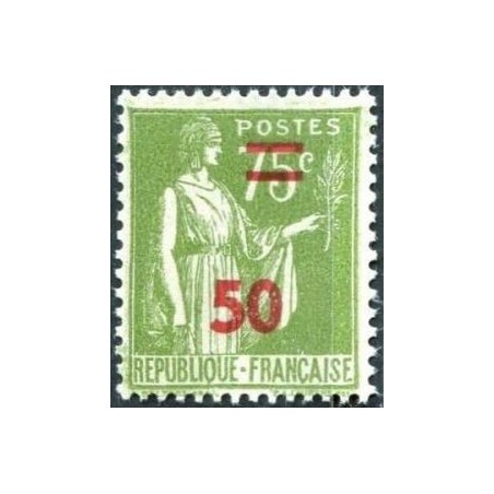 Timbre France Yvert No 480 Type paix