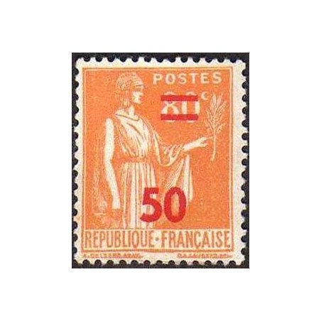 Timbre France Yvert No 481 Type paix