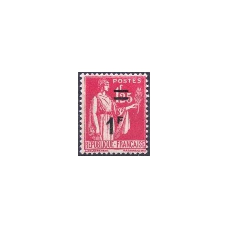 Timbre France Yvert No 483 Type paix