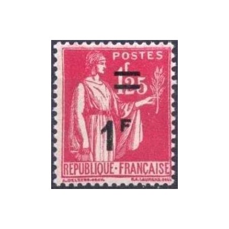 Timbre France Yvert No 483 Type paix