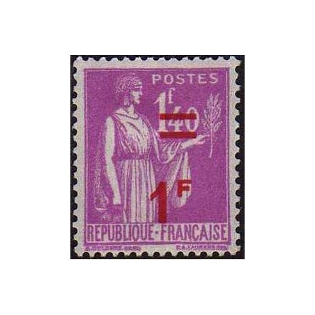 Timbre France Yvert No 484 Type paix