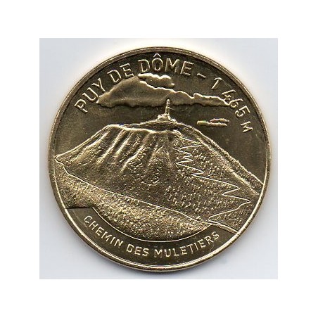 jeton Puy de Dome Le chemin des muletiers - 2019 medaille