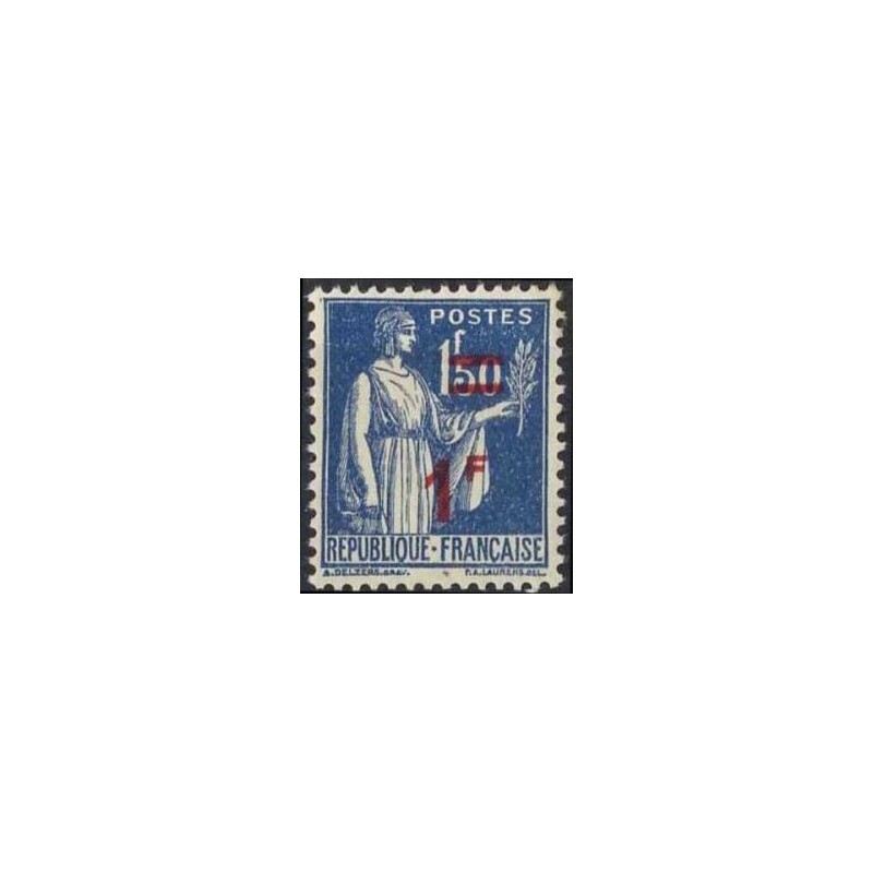 Timbre France Yvert No 485 Type paix