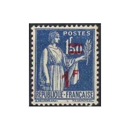 Timbre France Yvert No 485 Type paix