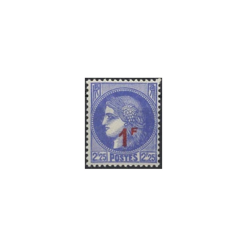 Timbre France Yvert No 487 Type Cérès