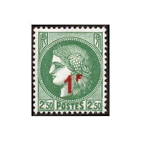 Timbre France Yvert No 488 Type Cérès