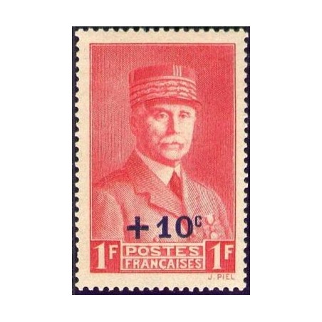 Timbre France Yvert No 494 Maréchal Pétain