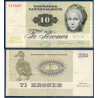 Danemark Pick N°48g, Billet de banque de 10 Kroner 1989