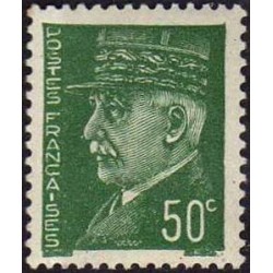 Timbre France Yvert No 508 Type Pétain (Hourriez)