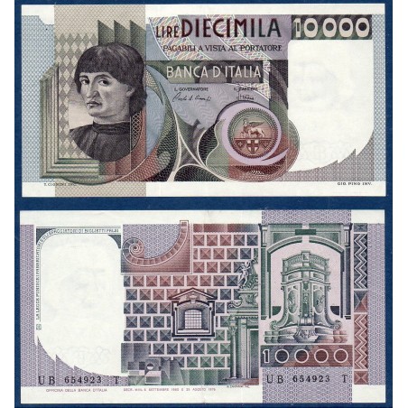 Italie Pick N°106b, SPL Billet de banque de 10000 Lire 1980-1982