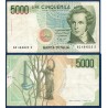 Italie Pick N°111b, Billet de banque de 5000 Lire 1985