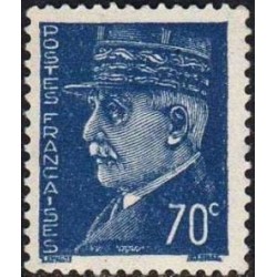 Timbre France Yvert No 510 Type Pétain (Hourriez)