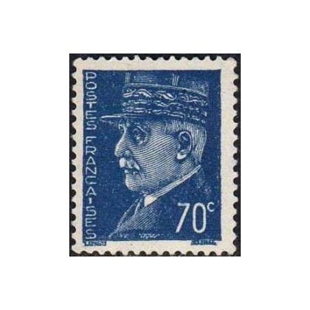 Timbre France Yvert No 510 Type Pétain (Hourriez)