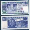 Singapour Pick N°18a, Billet de banque de 1 Dollar 1987