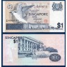 Singapour Pick N°9, Billet de banque de 1 Dollar 1976