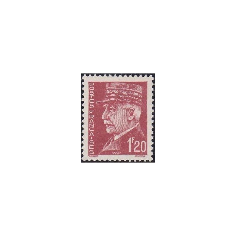 Timbre France Yvert No 515 Type Pétain (Hourriez)