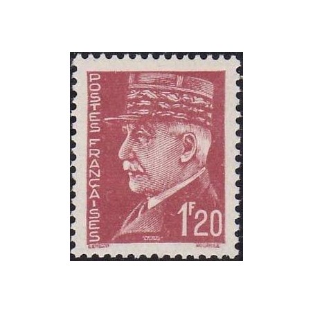 Timbre France Yvert No 515 Type Pétain (Hourriez)