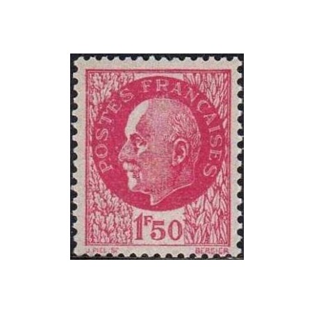 Timbre France Yvert No 516 Type Pétain (Bersier)