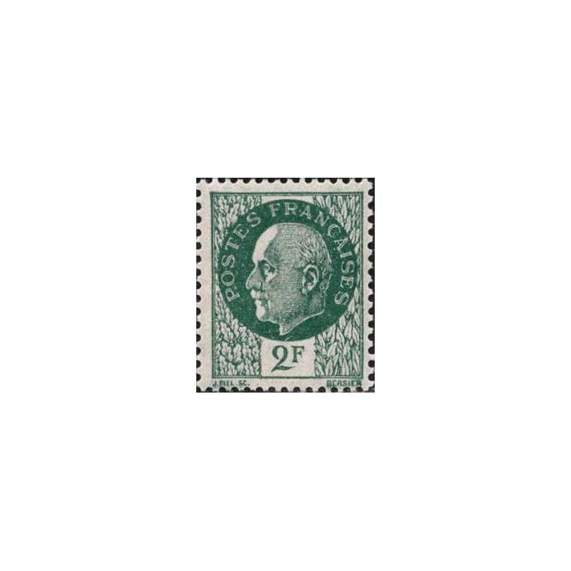 Timbre France Yvert No 518 Type Pétain (Bersier)