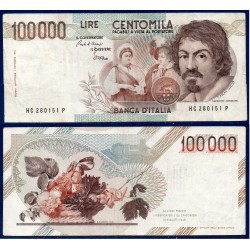 Italie Pick N°110a, TTB Billet de banque de 100000 Lire 1983