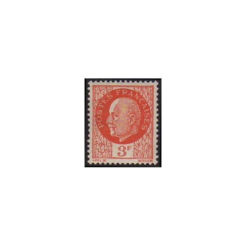 Timbre Yvert No 521 Type Pétain (Bersier)