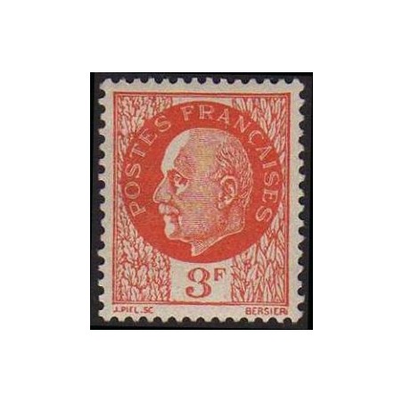 Timbre Yvert No 521 Type Pétain (Bersier)