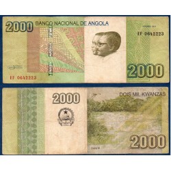 Angola Pick N°157a, Billet de banque de 2000 Kwanzas 2012