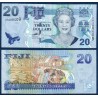 Fidji Pick N°112a, Billet de banque de 20 Dollars 2007-2011