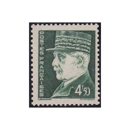 Timbre Yvert No 523 Type Pétain (Hourriez)