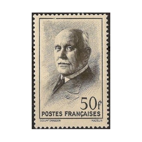 Timbre Yvert No 525 Type Pétain (Mazelin)