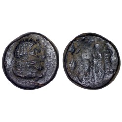 lydie, Sardes ae16 Unité Cuivre (-200 à -133) Heracles et Apollon