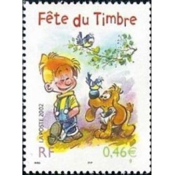 Timbre Yvert France No 3467a Fete du timbre, boule et bill 0.46€ issu de carnet