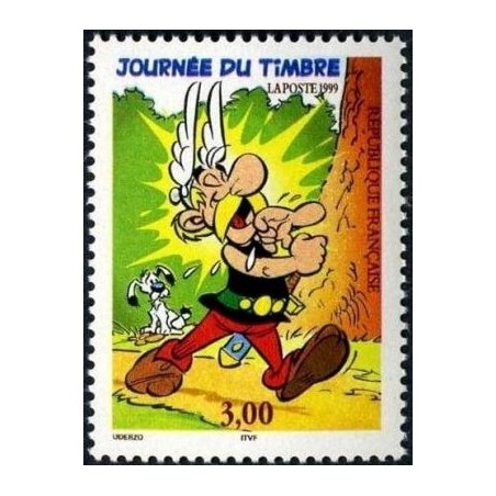 Timbre Yvert France No 3225a Journée du timbre, Astérix issu de carnet