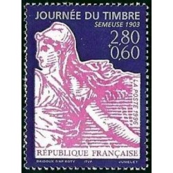 Timbre Yvert No 2990a journée du timbre la semeuse Issue du carnet