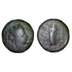 Ionie, Smyrne Ae20 de Cuivre (-75 à -50) magistrat Apollonios