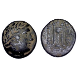 Syrie, SÉLEUCIDE Antiochos II AE17 Chalque (-261 à -246) antioche
