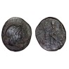 Syrie, SÉLEUCIDE Antiochos III Ae15 hemiChalque Cuivre (-223 à -187) Sardes
