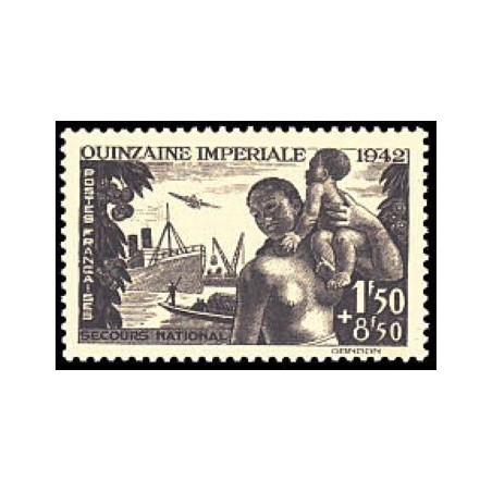 Timbre France Yvert No 543 Quinzaine Imperériale