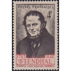 Timbre France Yvert No 550 Henry Beyle, Stendhal