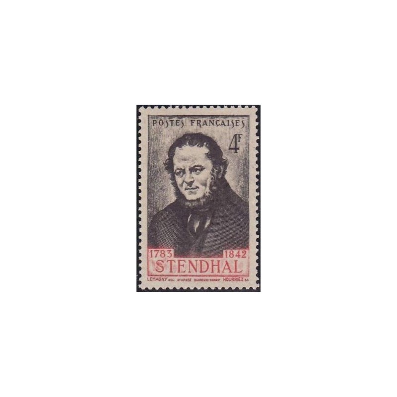 Timbre France Yvert No 550 Henry Beyle, Stendhal