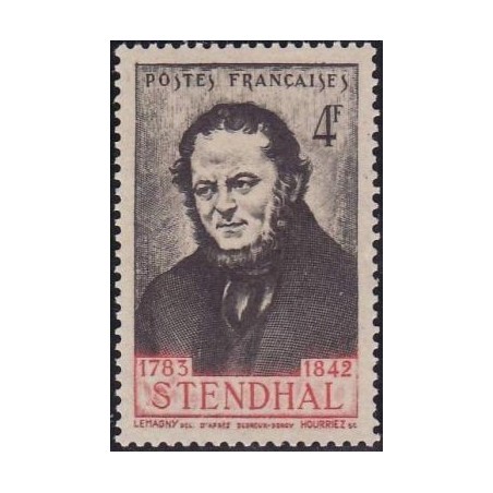 Timbre France Yvert No 550 Henry Beyle, Stendhal
