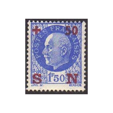 Timbre France Yvert No 552 Type Pétain (Bersier)